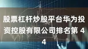 股票杠杆炒股平台华为投资控股有限公司排名第 4